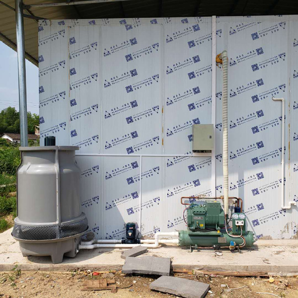 贛州冷庫施工現(xiàn)場